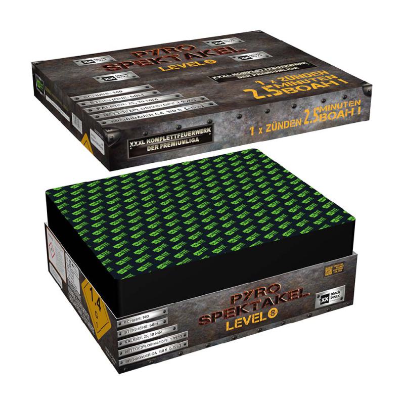 Pyro Spektakel Level 8 - Black Boxx Pyro Spektakel Level 8 - Black Boxx